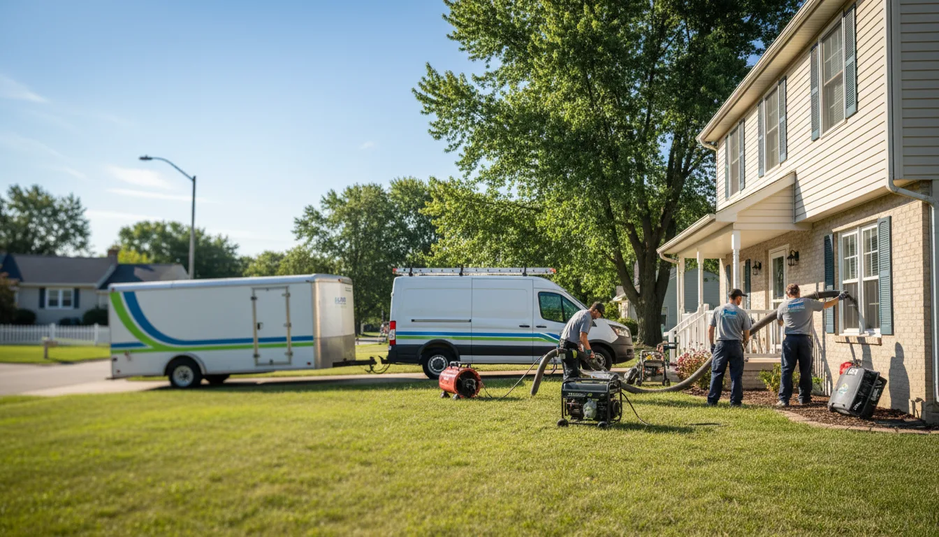 Flooded Basement Restoration And Cleanup With Repair in Elm Creek, NE near me